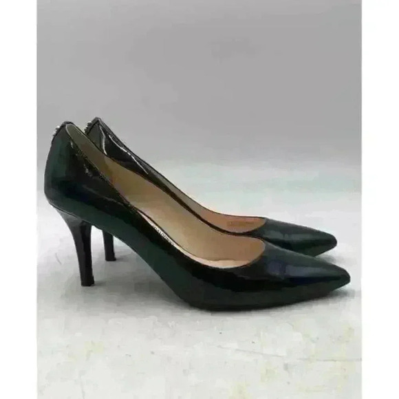 Cole Haan Prieta Women's Black Patent Leather Pointed Toe High Heel Pumps Size 8 - Picture 10 of 10